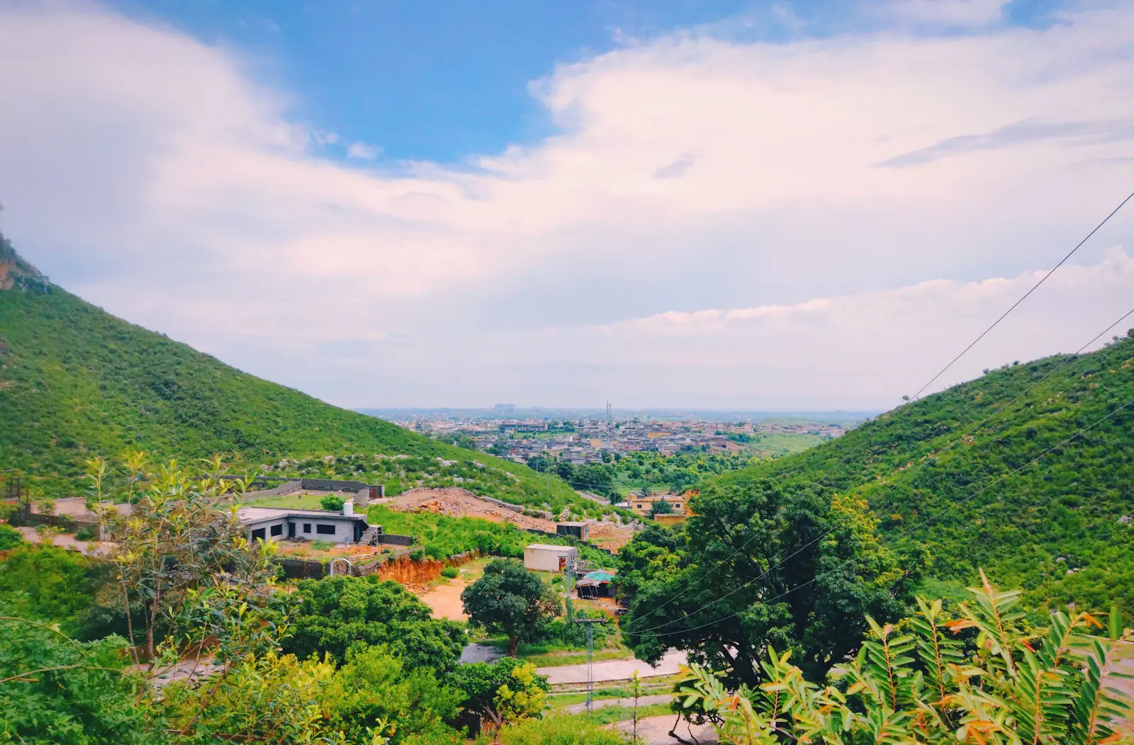 Event Planner in Rawalpindi - Green Margalla hills landscape near Islamabad and Rawalpindi