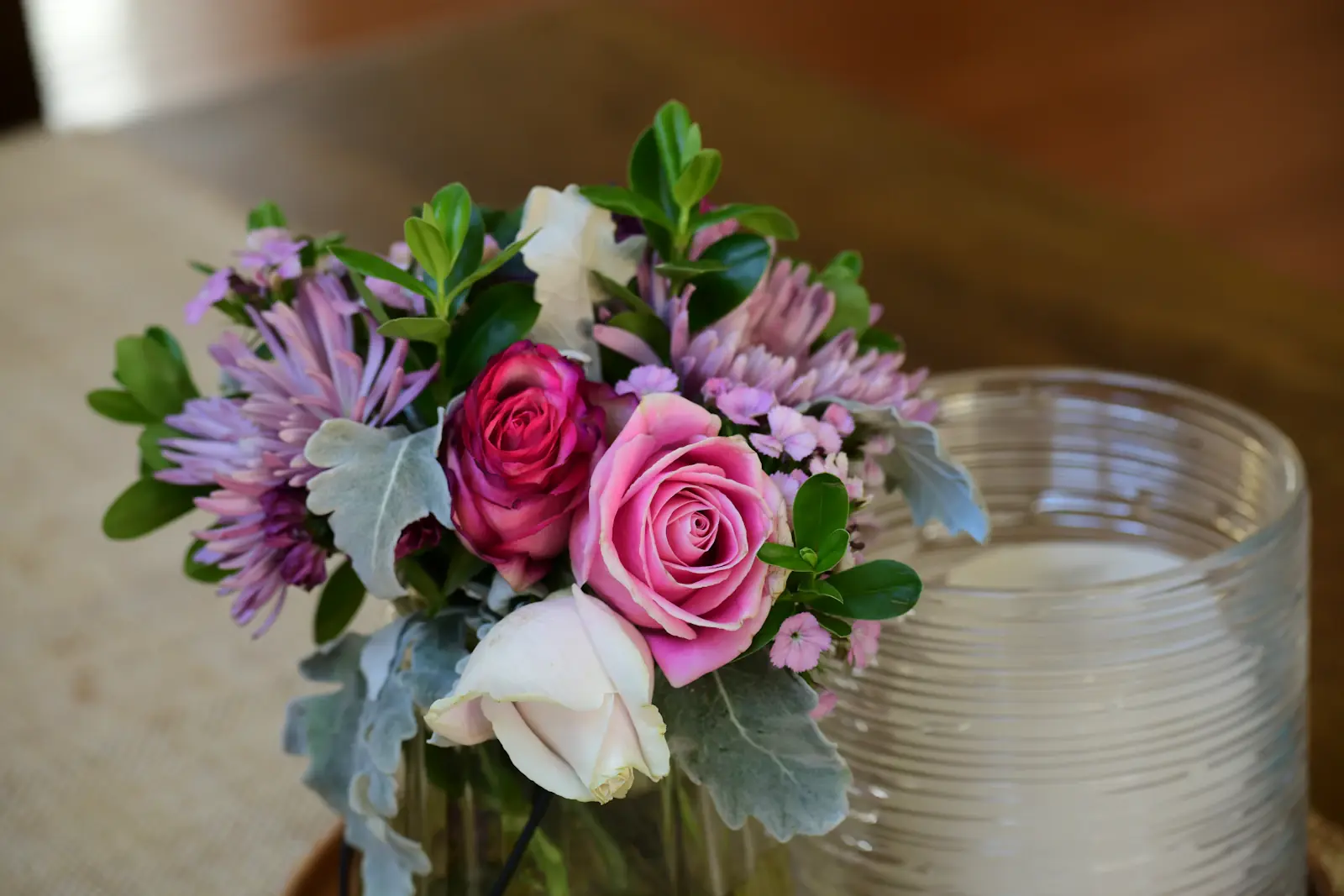 Event Decorator in Rawalpindi - Pink rose bouquet used as an event centerpiece